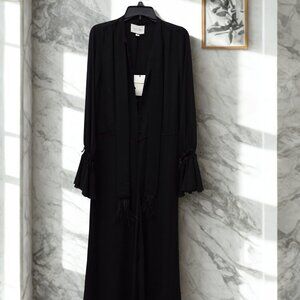 Alexis Black Long Sleeve Maxi Duster – Size S